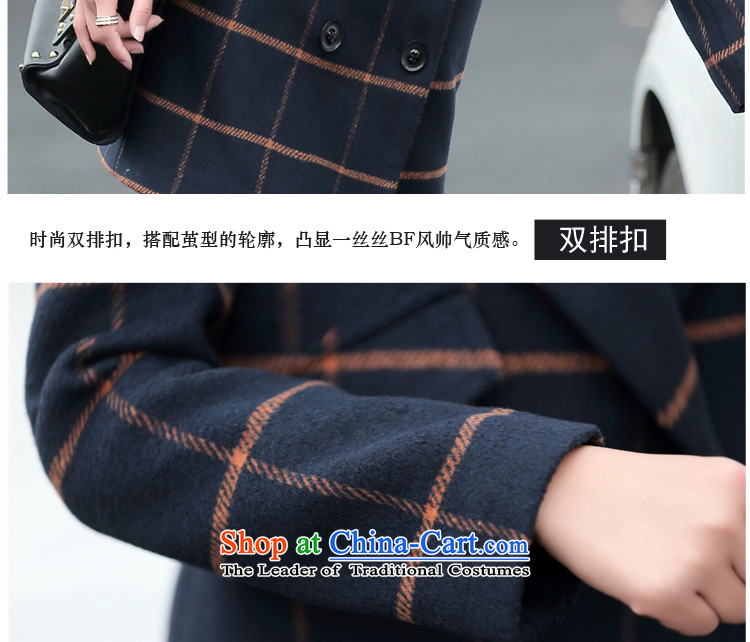 The easel 2015 Autumn Yat new Korean Cashmere Sweaters coats and stylish, Japan and the rok grid Sau San cards in a large long thin hair? coats video female Stylish coat orange, L pictures, prices, brand platters! The elections are supplied in the national character of distribution, so action, buy now enjoy more preferential! As soon as possible.