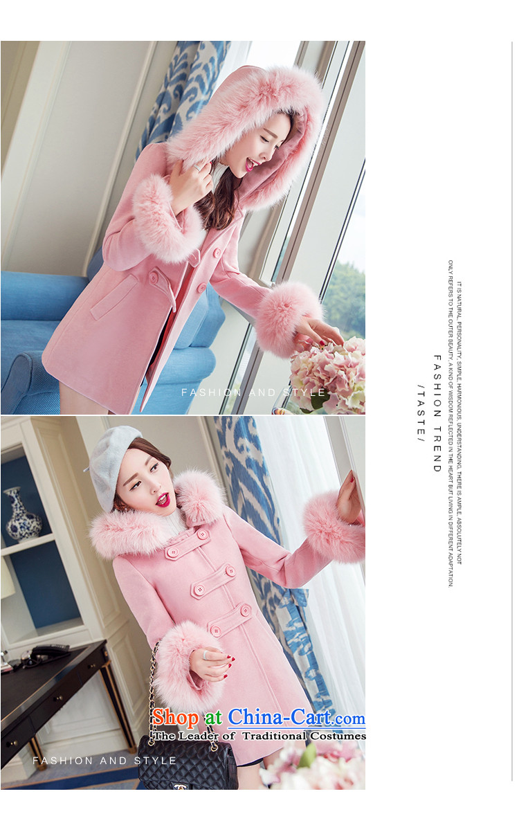 The land of the autumn and winter 2015 New Female Cap Gross Gross Korean leaders and women in Sau San temperament long hair? MLY2862 pink jacket female M picture, prices, brand platters! The elections are supplied in the national character of distribution, so action, buy now enjoy more preferential! As soon as possible.