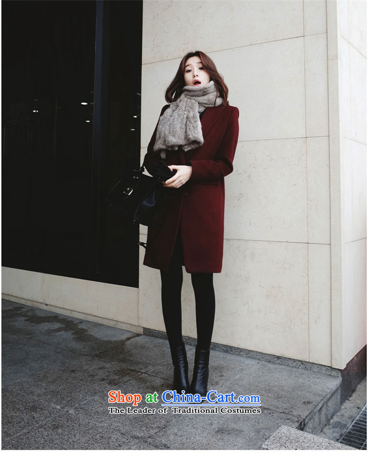 Jane can also load the autumn and winter 2015 new Korean version of long wool coat womens coats? K11, wine red M picture, prices, brand platters! The elections are supplied in the national character of distribution, so action, buy now enjoy more preferential! As soon as possible.