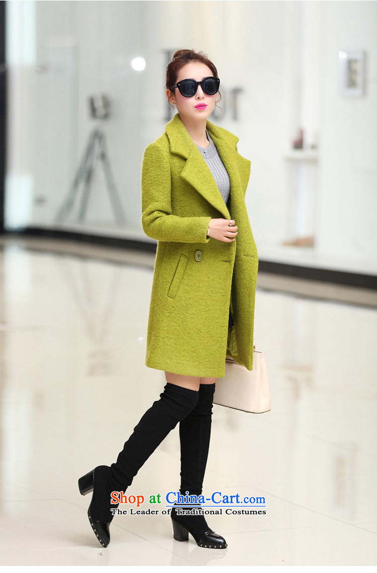 Yan Nga Jodie autumn 2015 New Women's jacket Korean Beauty??. Made from long Stylish coat of female green jacket? XXL picture, prices, brand platters! The elections are supplied in the national character of distribution, so action, buy now enjoy more preferential! As soon as possible.