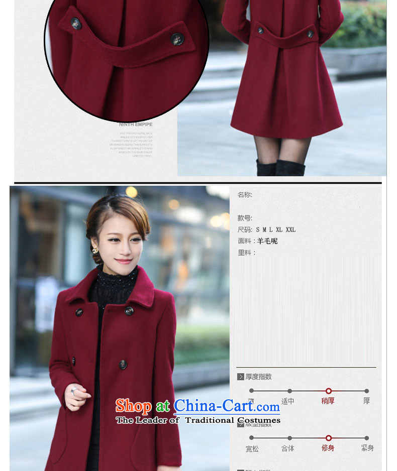 The Korea-U.S. customers gross female Korean jacket? 2015 winter coats women they deal decorated in long M042 wine red M picture, prices, brand platters! The elections are supplied in the national character of distribution, so action, buy now enjoy more preferential! As soon as possible.