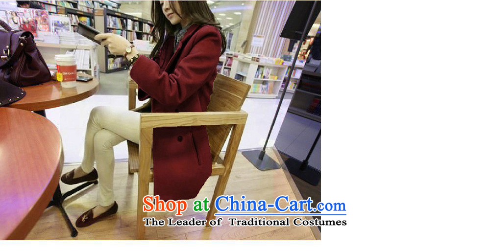 2015 Fall/Winter Collections female new Korean loose video in thin long hair? female jacket winter coats M6618 color Lockhart Road eastbound Lockhart color M brand, prices, picture platters! The elections are supplied in the national character of distribution, so action, buy now enjoy more preferential! As soon as possible.