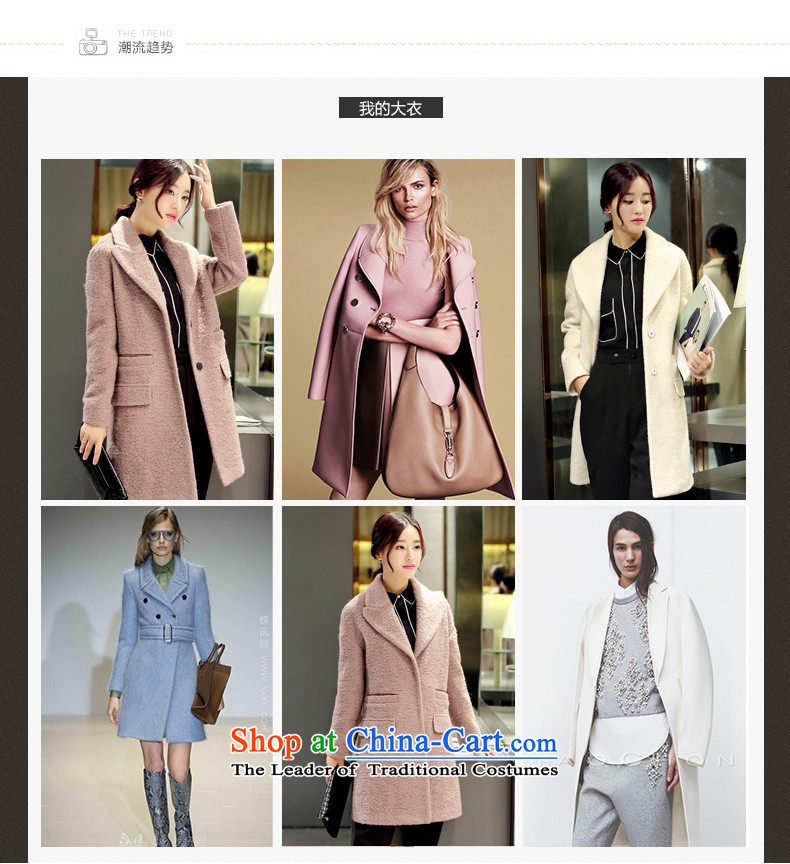 For autumn and winter 2015-heung-new ladies hair? Jacket Korean modern long-sleeved single row detained temperament, long thin graphics elegant gross overcoats female beige? L picture, prices, brand platters! The elections are supplied in the national character of distribution, so action, buy now enjoy more preferential! As soon as possible.