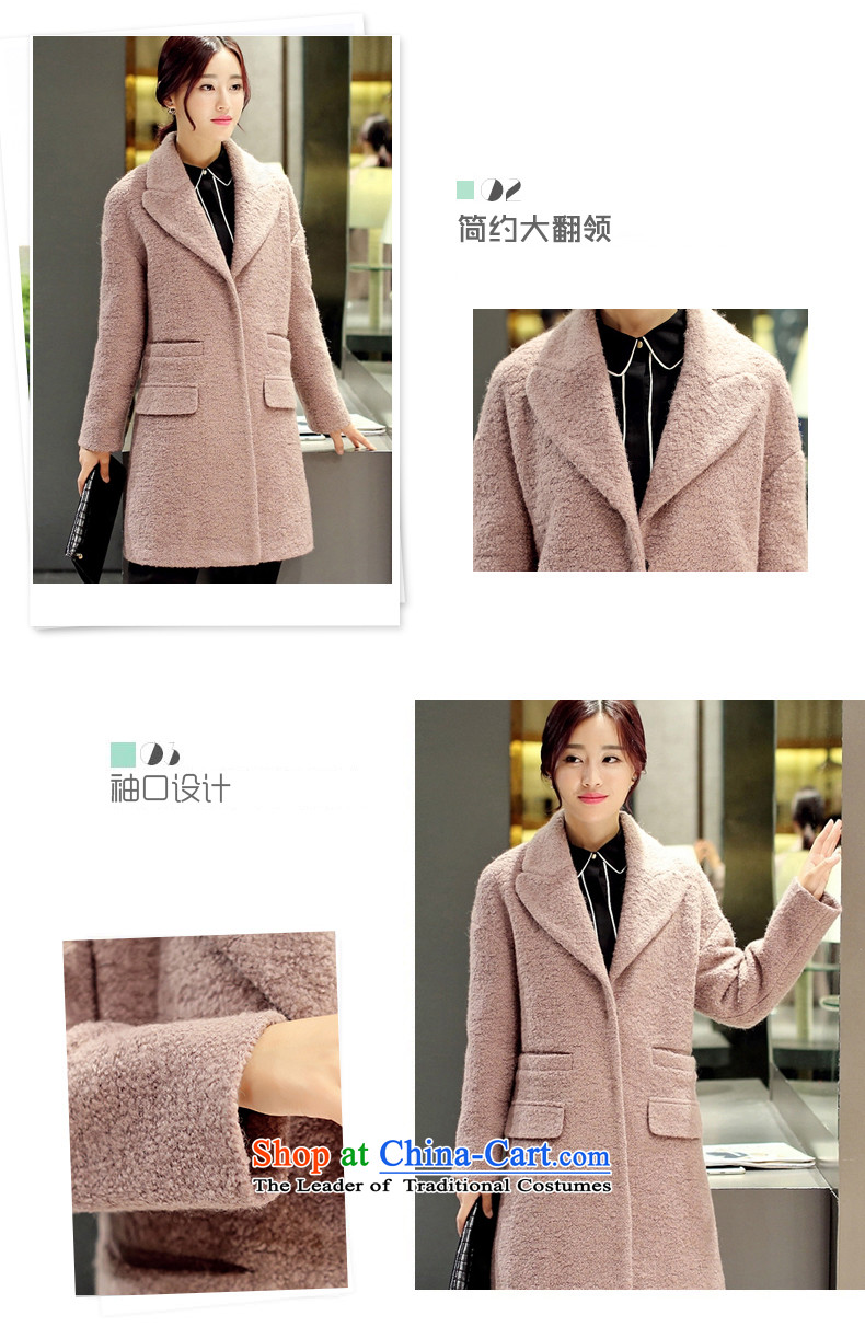 For autumn and winter 2015-heung-new ladies hair? Jacket Korean modern long-sleeved single row detained temperament, long thin graphics elegant gross overcoats female beige? L picture, prices, brand platters! The elections are supplied in the national character of distribution, so action, buy now enjoy more preferential! As soon as possible.