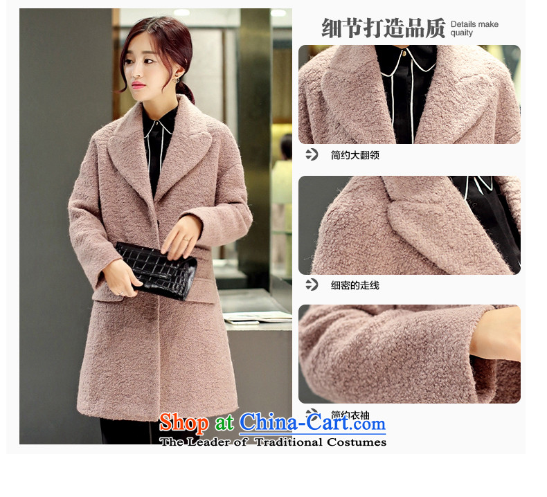 For autumn and winter 2015-heung-new ladies hair? Jacket Korean modern long-sleeved single row detained temperament, long thin graphics elegant gross overcoats female beige? L picture, prices, brand platters! The elections are supplied in the national character of distribution, so action, buy now enjoy more preferential! As soon as possible.