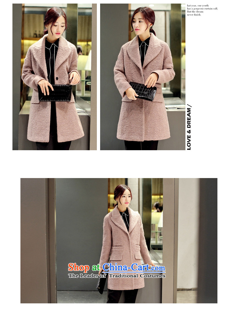 For autumn and winter 2015-heung-new ladies hair? Jacket Korean modern long-sleeved single row detained temperament, long thin graphics elegant gross overcoats female beige? L picture, prices, brand platters! The elections are supplied in the national character of distribution, so action, buy now enjoy more preferential! As soon as possible.