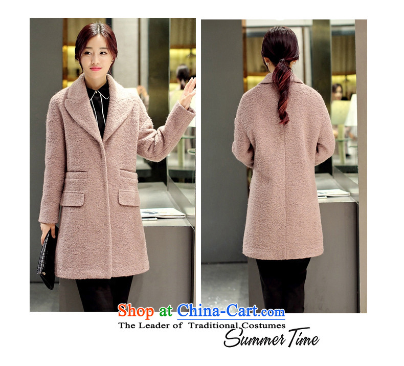 For autumn and winter 2015-heung-new ladies hair? Jacket Korean modern long-sleeved single row detained temperament, long thin graphics elegant gross overcoats female beige? L picture, prices, brand platters! The elections are supplied in the national character of distribution, so action, buy now enjoy more preferential! As soon as possible.