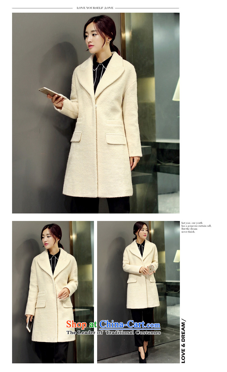 For autumn and winter 2015-heung-new ladies hair? Jacket Korean modern long-sleeved single row detained temperament, long thin graphics elegant gross overcoats female beige? L picture, prices, brand platters! The elections are supplied in the national character of distribution, so action, buy now enjoy more preferential! As soon as possible.