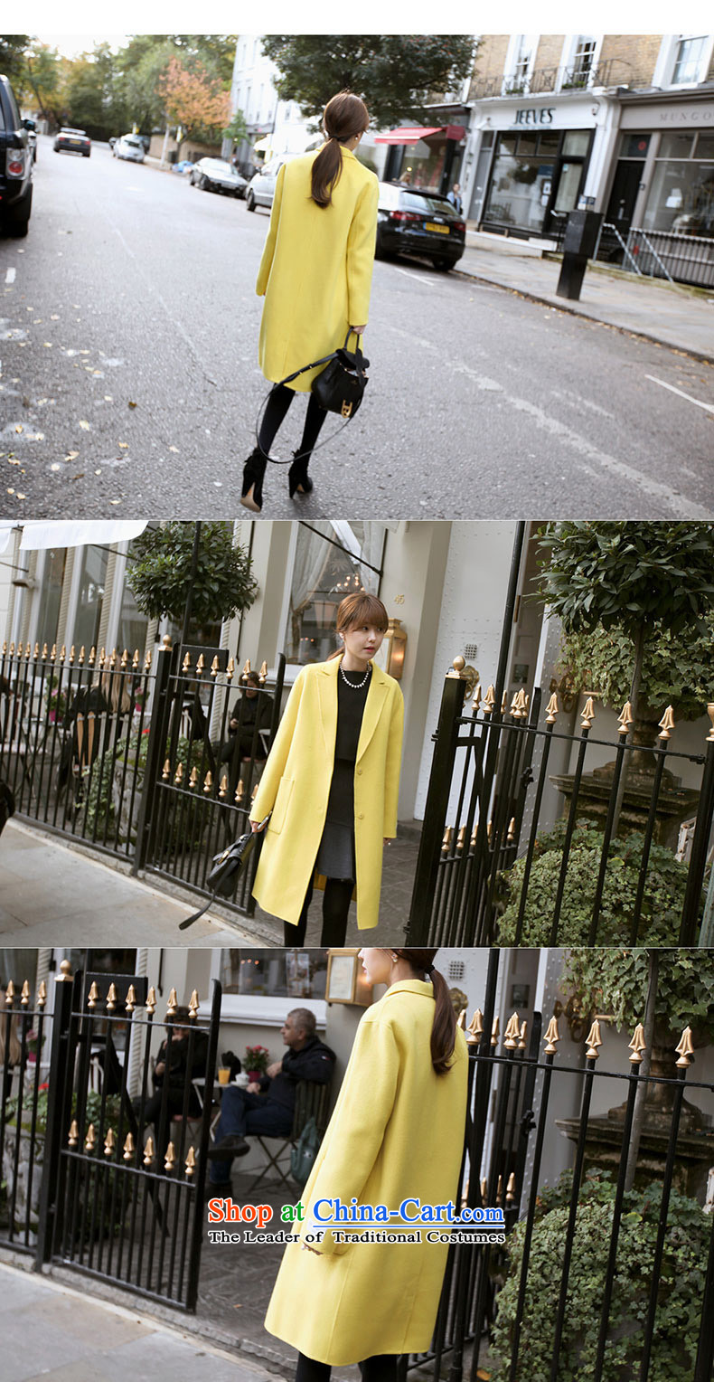 Jane can also load the autumn and winter 2015 new Korean womens coats in gross? long yellow jacket W87 Yellow M picture, prices, brand platters! The elections are supplied in the national character of distribution, so action, buy now enjoy more preferential! As soon as possible.