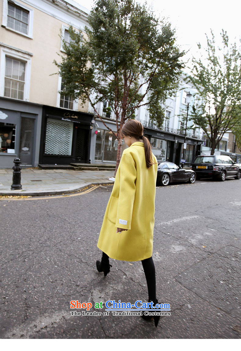Jane can also load the autumn and winter 2015 new Korean womens coats in gross? long yellow jacket W87 Yellow M picture, prices, brand platters! The elections are supplied in the national character of distribution, so action, buy now enjoy more preferential! As soon as possible.