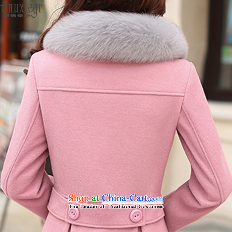 Arnold Singh (anuxiegr)2015 autumn new for women in long coats cocoon-)?? coats female decreased from 8,135 gross pink , L Arnold Singh (anuxiegr) , , , shopping on the Internet