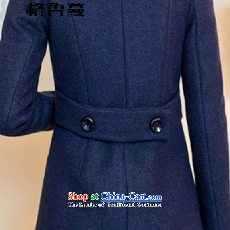 In 2015 winter new vines larger women's Gross Gross for thick coat? In long hair? DY06 female jacket color navy XL, Overgrown Tomb, , , , shopping on the Internet