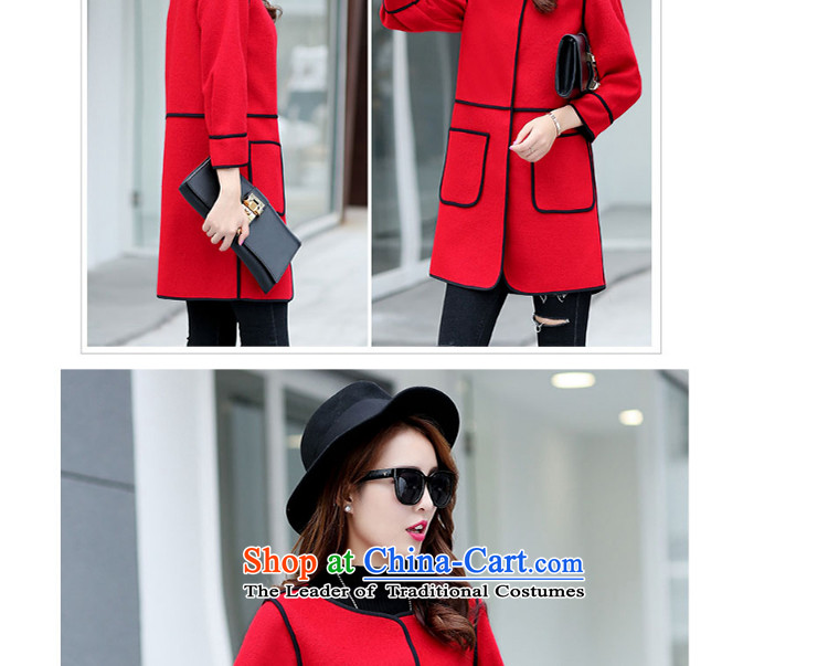 Catherine Cayman 2015 Fall/Winter Collections Gross Korean female jacket is straight in long hair? female 1207 red cloak L picture, prices, brand platters! The elections are supplied in the national character of distribution, so action, buy now enjoy more preferential! As soon as possible.