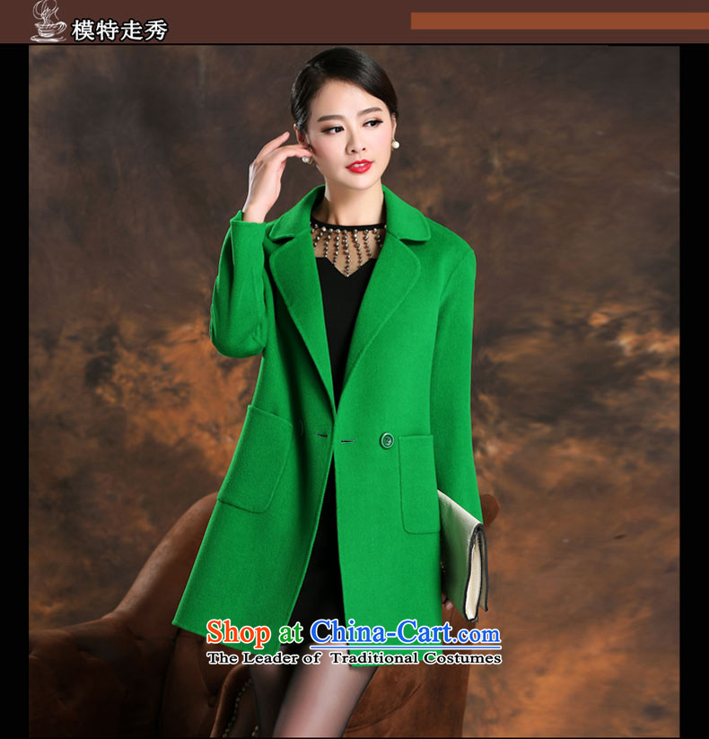 Daw Aung San Suu Kyi places by 2015 autumn and winter new woolen coat female Sau San double-side cashmere in temperament long coats jacket and red color L C150815 picture, prices, brand platters! The elections are supplied in the national character of distribution, so action, buy now enjoy more preferential! As soon as possible.