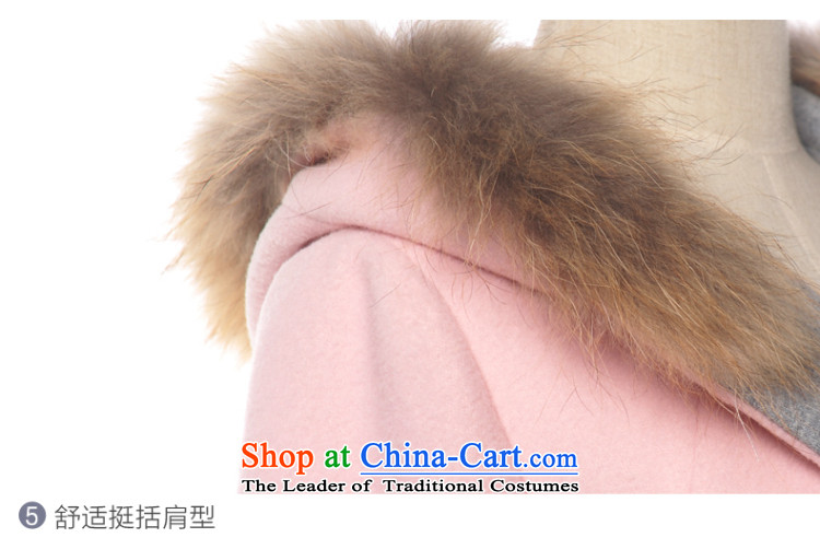 Double-jacket female incense gross? film 2015 winter clothing new long-sleeved gross collar cap a wool coat in the long pink L picture, prices, brand platters! The elections are supplied in the national character of distribution, so action, buy now enjoy more preferential! As soon as possible.