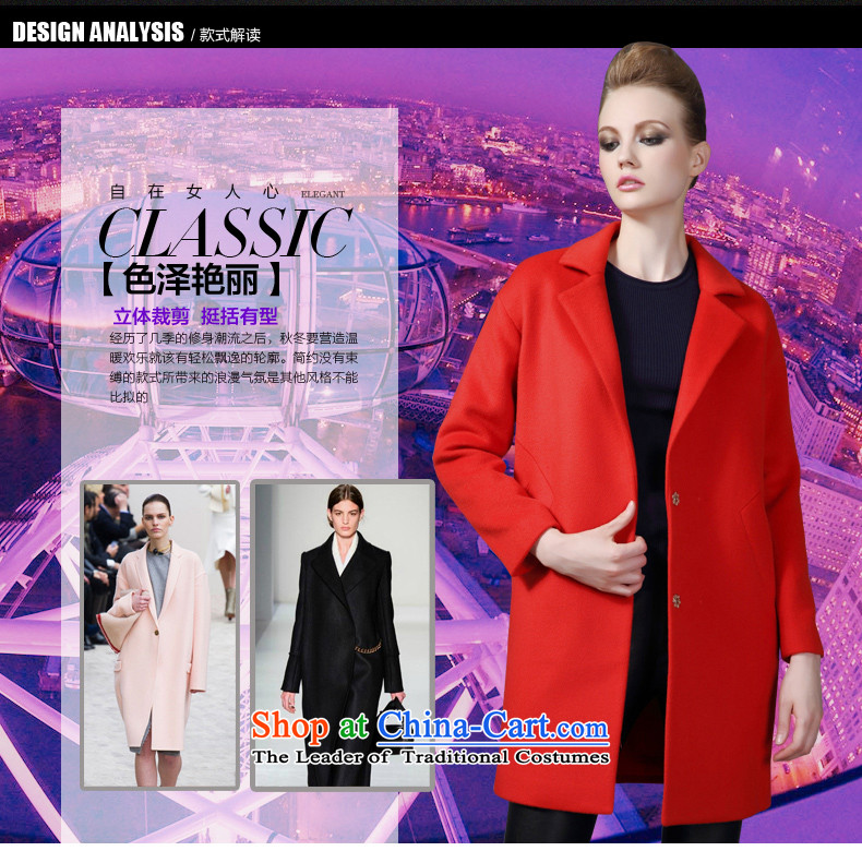 Marguerite Hsichih maxchic 2015 autumn and winter clothing for simple and stylish Lok rotator cuff ramp-bag long wool coat female of 20,022 Gibraltarians? The red-orange XXL picture, prices, brand platters! The elections are supplied in the national character of distribution, so action, buy now enjoy more preferential! As soon as possible.