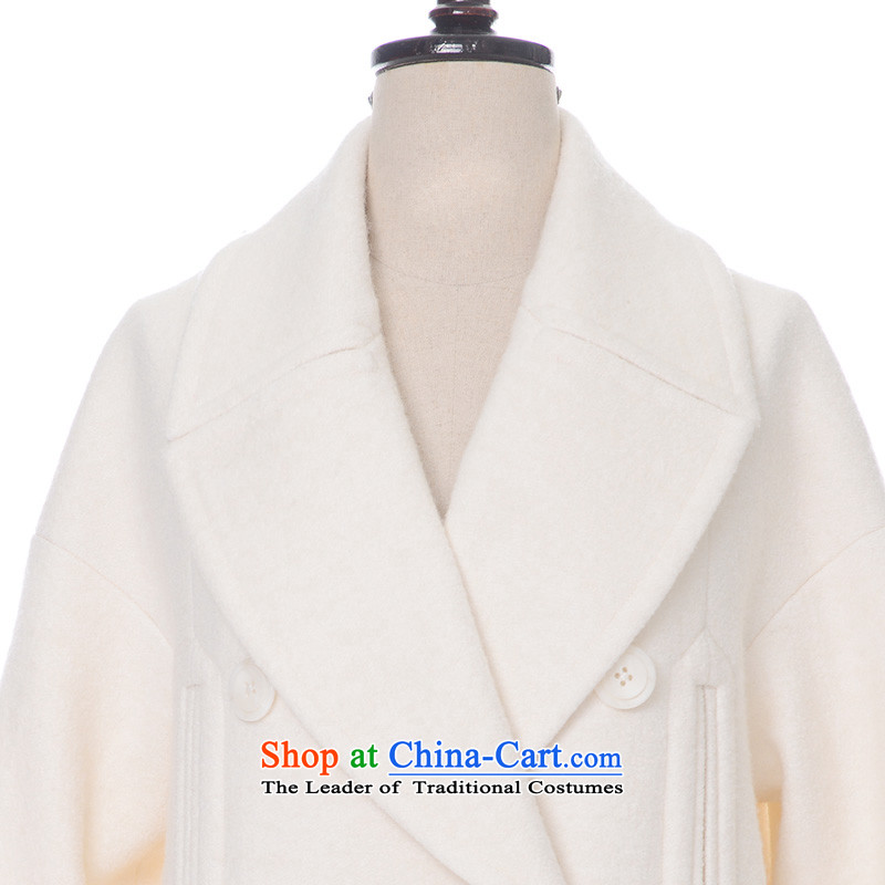 In 2015 winter sugar new European site white collars in high-end long wool coat jacket women gross? Ying Seok white sugar competitiveness has been pressed XS, online shopping