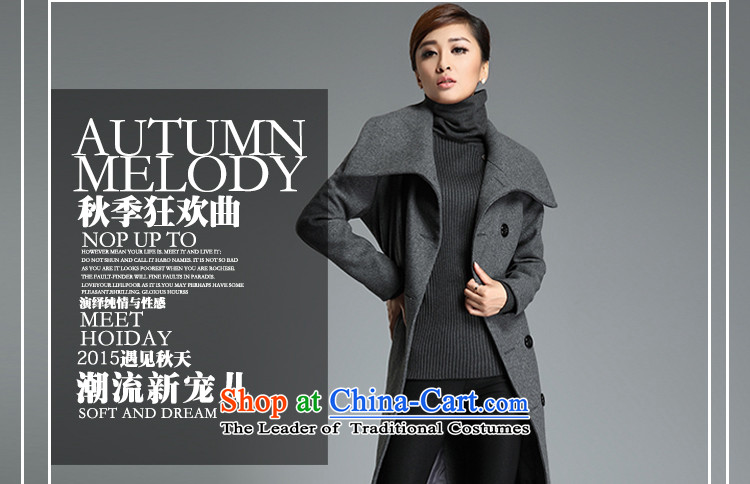 Miss Cyd HO, Connie 2015 Fall/Winter Collections new coats, wool? long black L picture, prices, brand platters! The elections are supplied in the national character of distribution, so action, buy now enjoy more preferential! As soon as possible.