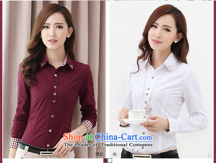 After the Rain early Qing larger plus lint-free t-shirt female winter shirts to increase long-sleeved shirt Liberal Women Code 2015 Spring new wine red plus 5XL lint-free pictures, prices, brand platters! The elections are supplied in the national character of distribution, so action, buy now enjoy more preferential! As soon as possible.