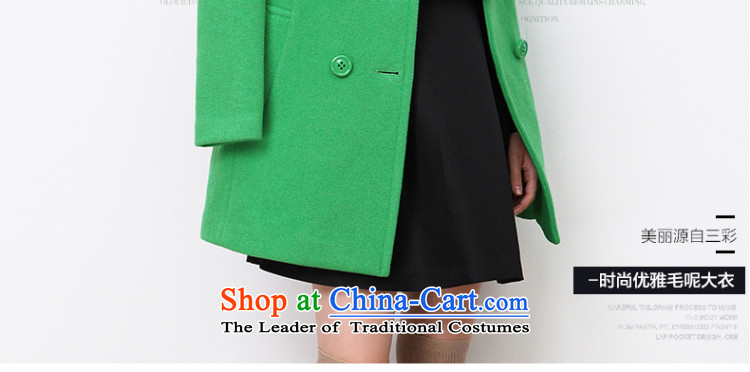 2015 winter clothing new pure colors in Europe and the long hairs? a jacket coat grants female green 160/84A/M S440722D11 picture, prices, brand platters! The elections are supplied in the national character of distribution, so action, buy now enjoy more preferential! As soon as possible.