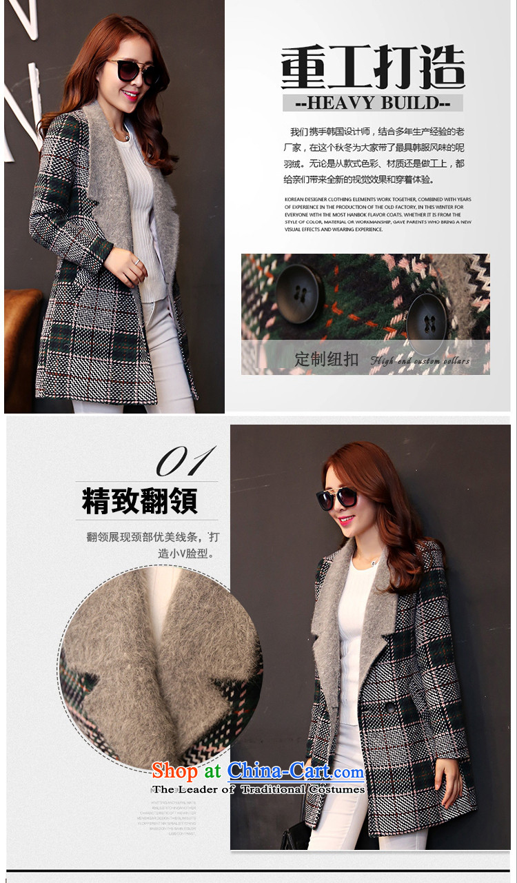Soo-young, 2015 autumn and winter new gross girls jacket? Long Sau San Uk latticed gross light blue coat? M picture, prices, brand platters! The elections are supplied in the national character of distribution, so action, buy now enjoy more preferential! As soon as possible.