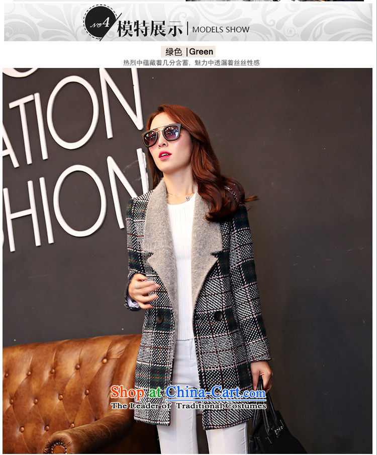Soo-young, 2015 autumn and winter new gross girls jacket? Long Sau San Uk latticed gross light blue coat? M picture, prices, brand platters! The elections are supplied in the national character of distribution, so action, buy now enjoy more preferential! As soon as possible.