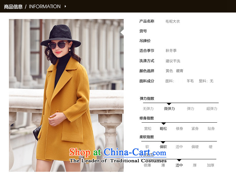 Soo-young of autumn and winter load new women's woolen coats, long, so a wool coat female double-side coats black Tsing L picture, prices, brand platters! The elections are supplied in the national character of distribution, so action, buy now enjoy more preferential! As soon as possible.