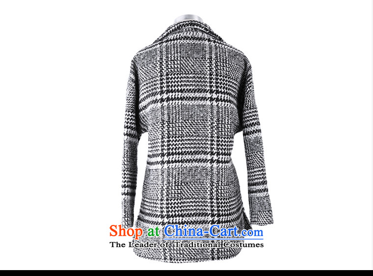 Zk Western women 2015 Fall/Winter Collections new suit for chidori grid gross? coats that long hair? jacket coat gray M Sub-ni picture, prices, brand platters! The elections are supplied in the national character of distribution, so action, buy now enjoy more preferential! As soon as possible.