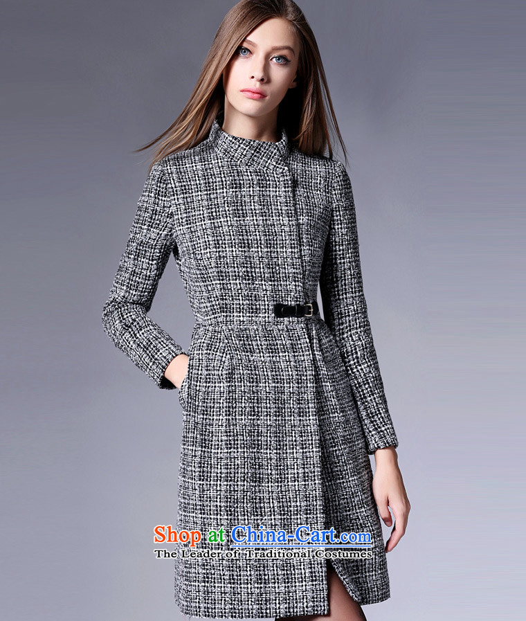 Zk Western women 2015 Fall/Winter Collections new collar chidori grid gross? coats that long thin hair so Sau San video jacket gray S picture, prices, brand platters! The elections are supplied in the national character of distribution, so action, buy now enjoy more preferential! As soon as possible.