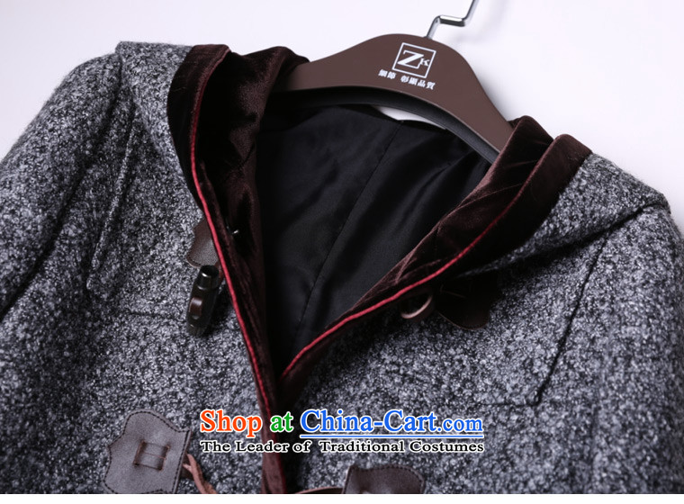 Zk Western women 2015 Fall/Winter Collections new cap horns clip hair? coats that long hair? jacket a wool coat gray M picture, prices, brand platters! The elections are supplied in the national character of distribution, so action, buy now enjoy more preferential! As soon as possible.