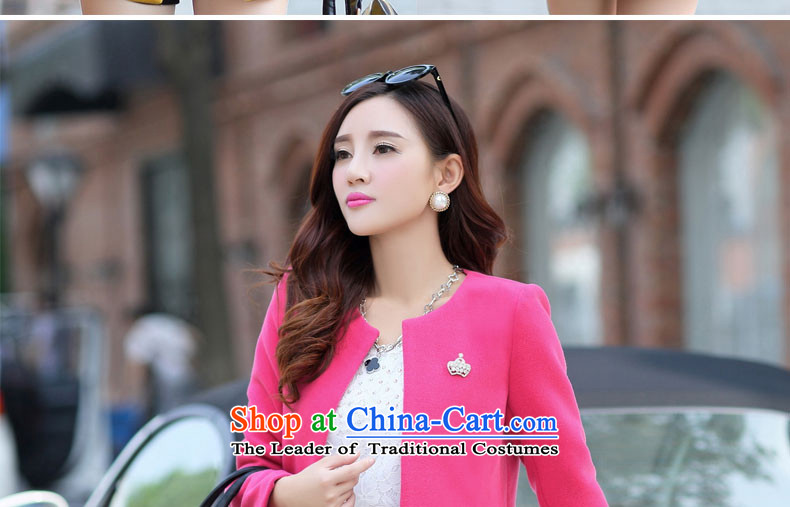 Yi Millies 2015 autumn and winter new Korean version of large numbers of ladies in long coats)? 129 pink M picture, prices, brand platters! The elections are supplied in the national character of distribution, so action, buy now enjoy more preferential! As soon as possible.