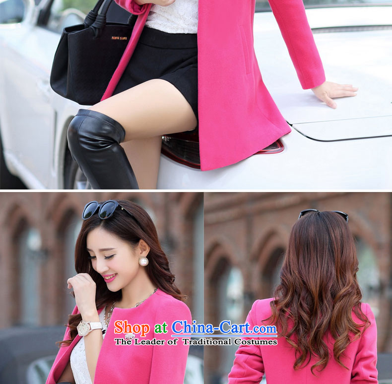 Yi Millies 2015 autumn and winter new Korean version of large numbers of ladies in long coats)? 129 pink M picture, prices, brand platters! The elections are supplied in the national character of distribution, so action, buy now enjoy more preferential! As soon as possible.