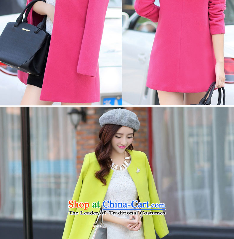 Yi Millies 2015 autumn and winter new Korean version of large numbers of ladies in long coats)? 129 pink M picture, prices, brand platters! The elections are supplied in the national character of distribution, so action, buy now enjoy more preferential! As soon as possible.