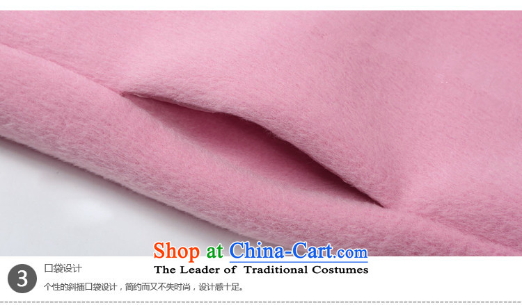 Jie Mei 2015 population women on the new Korean winter edition a wool coat jacket in gross? long coats)? female jacket coat, april 1 Western Ni-pink M picture, prices, brand platters! The elections are supplied in the national character of distribution, so action, buy now enjoy more preferential! As soon as possible.