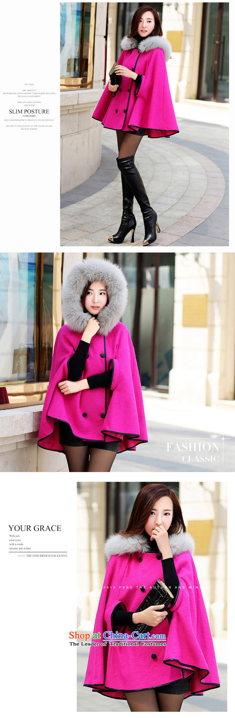Calls upon the new boxed autumn 2015 Cashmere wool coat Korean women? 