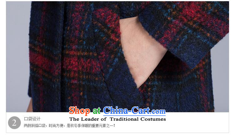 Chor Chien 2015 Autumn In New Long temperament grid long-sleeved red jacket? gross elegance of L pictures, prices, brand platters! The elections are supplied in the national character of distribution, so action, buy now enjoy more preferential! As soon as possible.