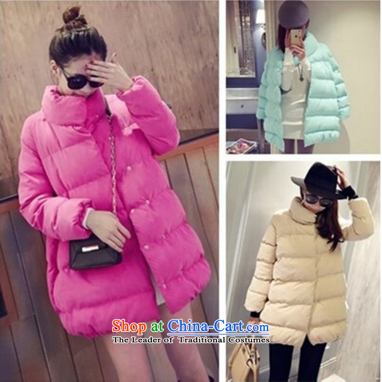 The sum  2015 autumn and winter in a long high collar warm cotton coat cotton jacket 200 catties can be wearing a pink XXL picture, prices, brand platters! The elections are supplied in the national character of distribution, so action, buy now enjoy more preferential! As soon as possible.