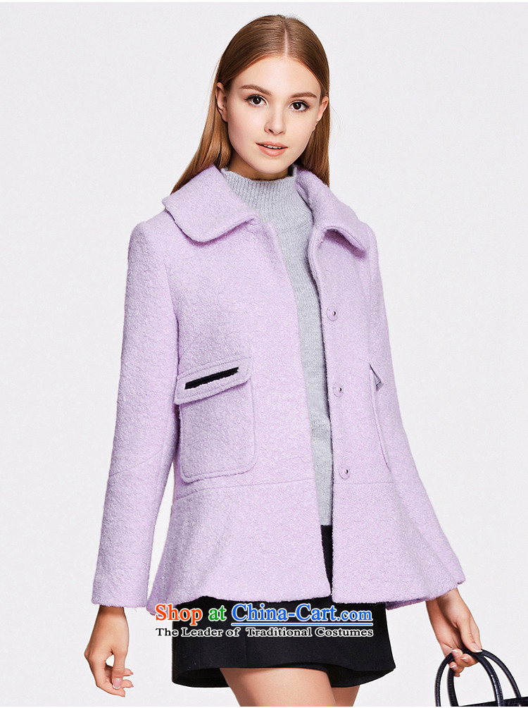 The OSA EURO 2015 Elizabeth winter new women's pack of detained and stylish cloth roll collar jacket S115D21008 gross? light purple M picture, prices, brand platters! The elections are supplied in the national character of distribution, so action, buy now enjoy more preferential! As soon as possible.