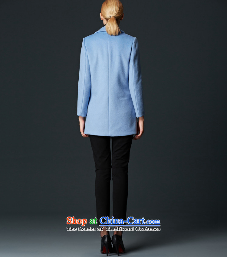 Labortex card commuter OL van wild double-wool female blue overcoat? S picture, prices, brand platters! The elections are supplied in the national character of distribution, so action, buy now enjoy more preferential! As soon as possible.