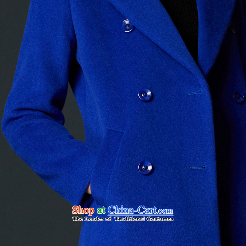 Labortex card commuter OL van wild double-wool female blue overcoat? S Labortex Card (marc rebecca) , , , shopping on the Internet