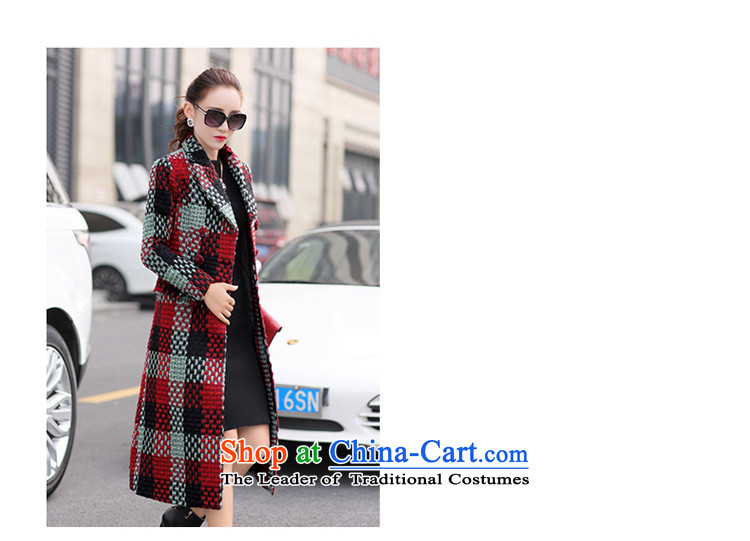 About the New 2015, hundreds of autumn and winter load temperament lapel long-sleeved Korean squares gross? Long Female coats thin wool a graphics jacket female green XXL picture, prices, brand platters! The elections are supplied in the national character of distribution, so action, buy now enjoy more preferential! As soon as possible.