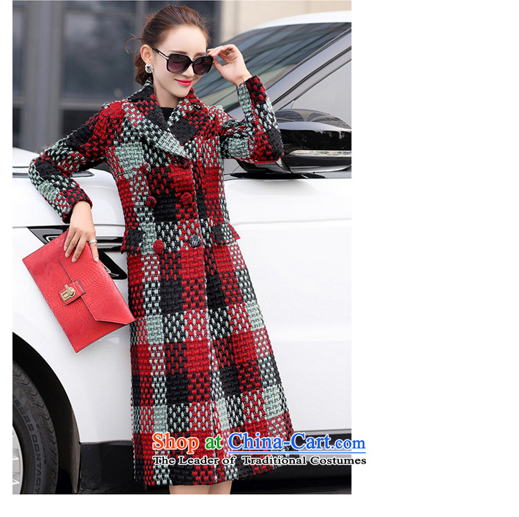 About the New 2015, hundreds of autumn and winter load temperament lapel long-sleeved Korean squares gross? Long Female coats thin wool a graphics jacket female green XXL picture, prices, brand platters! The elections are supplied in the national character of distribution, so action, buy now enjoy more preferential! As soon as possible.