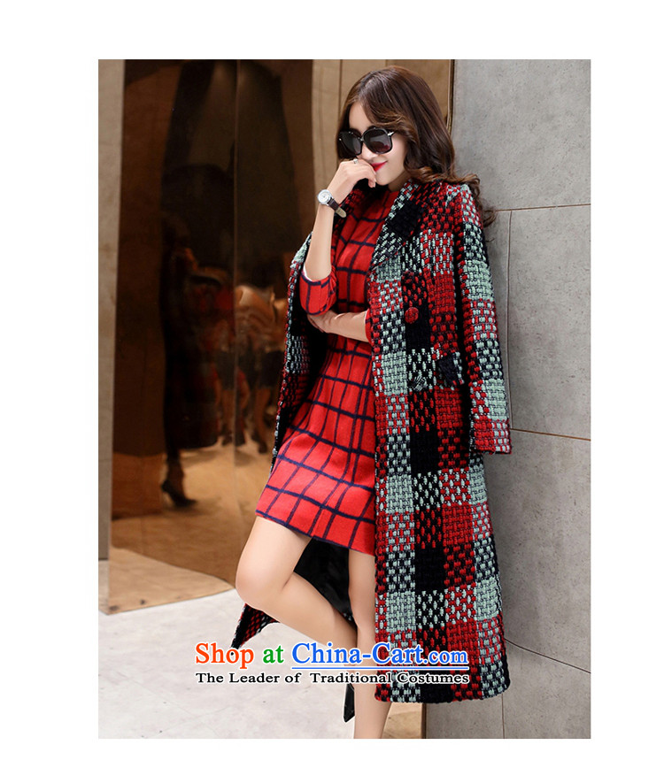 About the New 2015, hundreds of autumn and winter load temperament lapel long-sleeved Korean squares gross? Long Female coats thin wool a graphics jacket female green XXL picture, prices, brand platters! The elections are supplied in the national character of distribution, so action, buy now enjoy more preferential! As soon as possible.