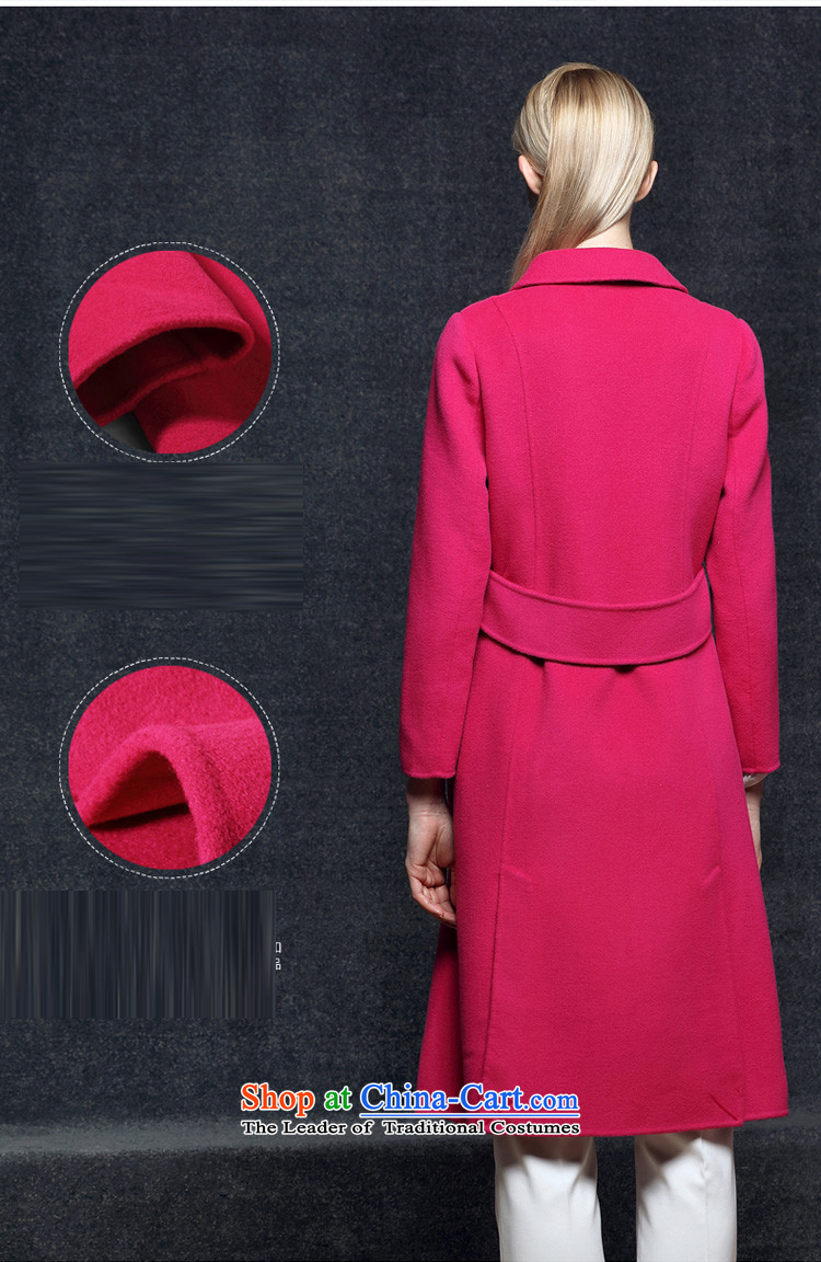 The suspension of the autumn and winter 2015 Yuen new Korean girl in Sau San cashmere overcoat long woolen coat duplex gross jacket coat? 5 086 female in the red L picture, prices, brand platters! The elections are supplied in the national character of distribution, so action, buy now enjoy more preferential! As soon as possible.