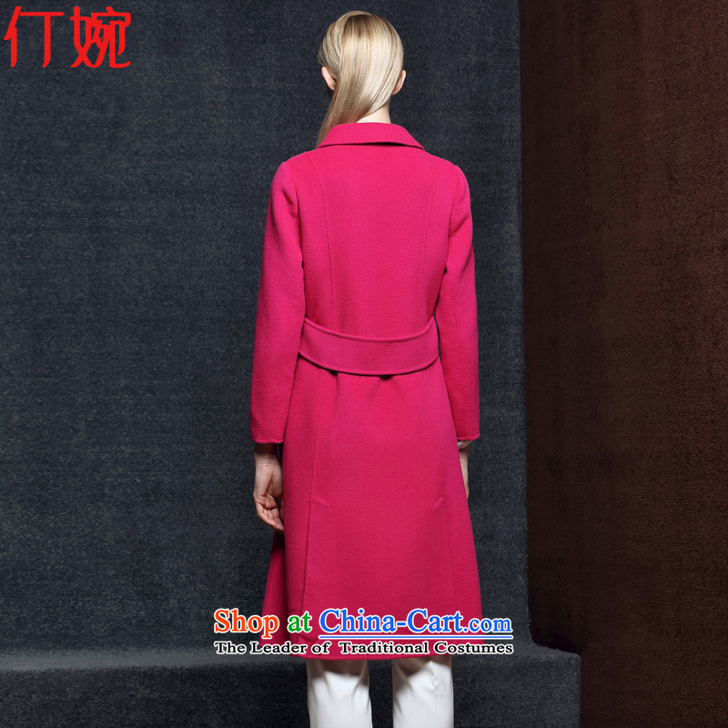 The suspension of the autumn and winter 2015 Yuen new Korean girl in Sau San cashmere overcoat long woolen coat duplex gross jacket coat? 5 086 female in the red , L Ding Yuen (wan) , , , ding shopping on the Internet