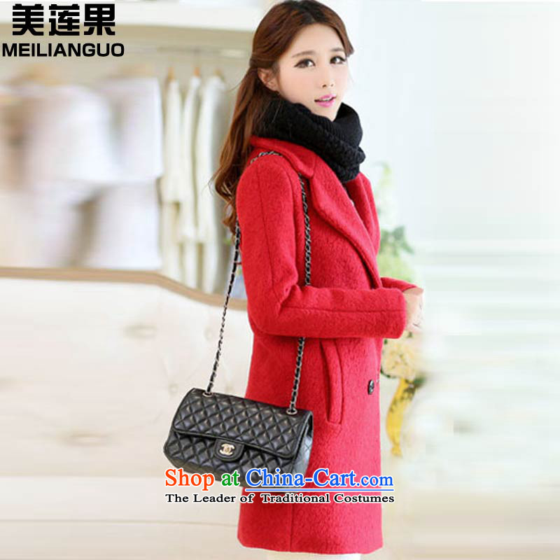 The United States and Korea Edition version of 2015, Li dongqiu new gross Connie terminal in the jacket? long coats 2,810 M, American Girl red and Li , , , shopping on the Internet
