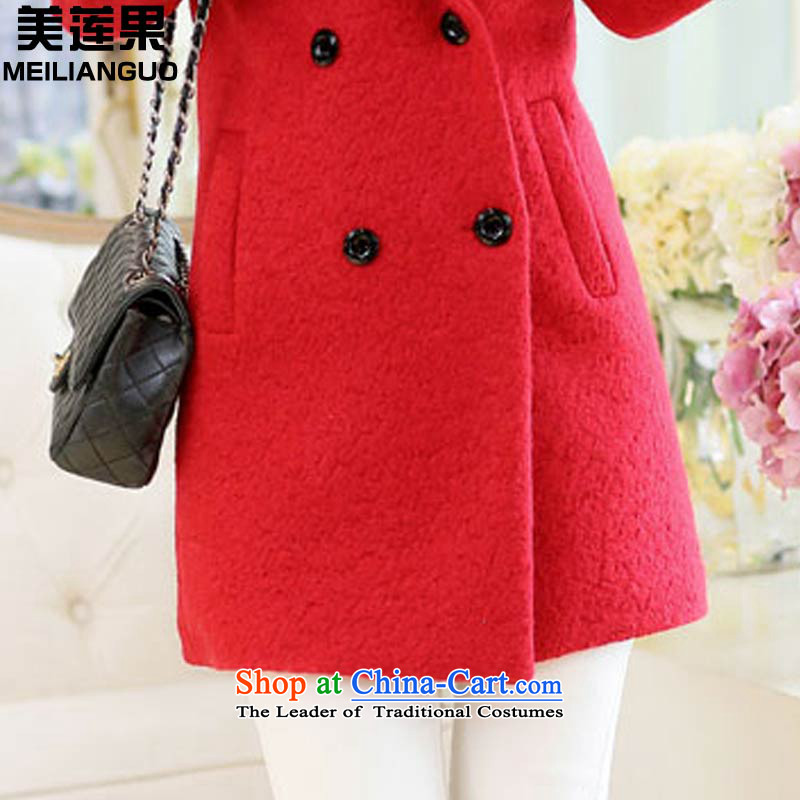 The United States and Korea Edition version of 2015, Li dongqiu new gross Connie terminal in the jacket? long coats 2,810 M, American Girl red and Li , , , shopping on the Internet
