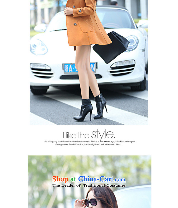 2015 Autumn wind Vera new Korean version of large roll collar double-wool really gross collar temperament Sau San Foutune of video a thin coat of gross? a winter and color jacket female M picture, prices, brand platters! The elections are supplied in the national character of distribution, so action, buy now enjoy more preferential! As soon as possible.