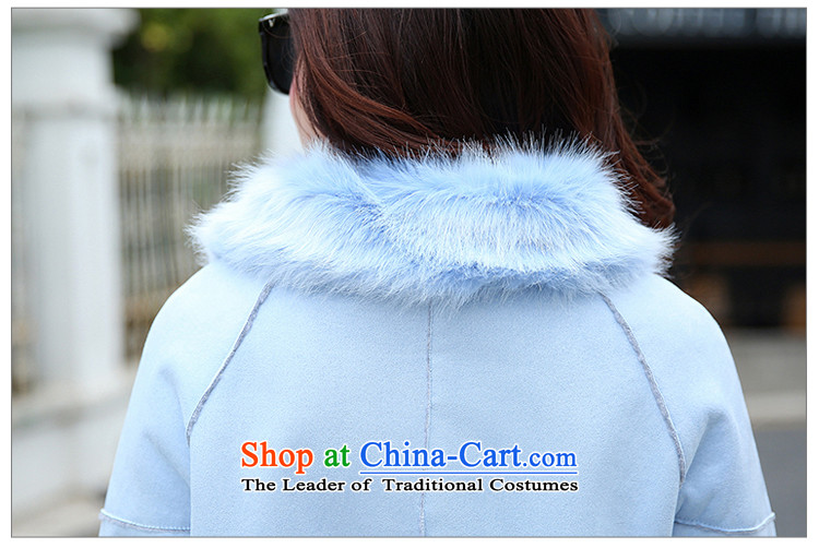 The new winter 2015 Zz&ff Korean girl who decorated stylish thin hair for video gross? 3007 coats light blue S picture, prices, brand platters! The elections are supplied in the national character of distribution, so action, buy now enjoy more preferential! As soon as possible.
