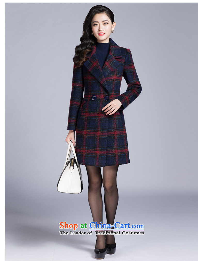 Tea Culture Qinyang Yu 2015 autumn and winter new gross? coats that long temperament grid long-sleeved jacket Green Grid gross? L picture, prices, brand platters! The elections are supplied in the national character of distribution, so action, buy now enjoy more preferential! As soon as possible.
